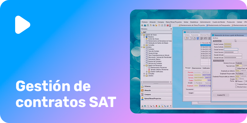 Gestión de contratos SAT – Tutorial