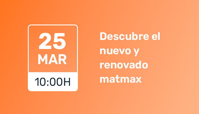 Descubre el nuevo matmax